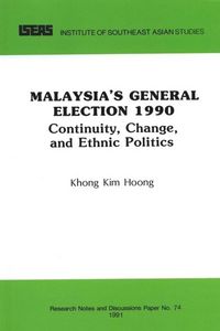Produktbild: Malaysia's 1990 General Election