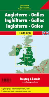 England Wales 1 : 400 000. Autokarte