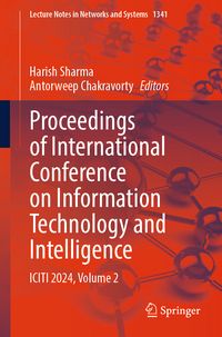 Produktbild: Proceedings of International Conference on Information Technology and Intelligence