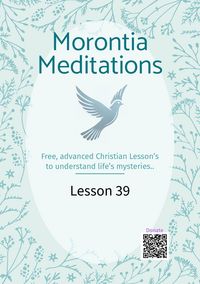 Produktbild: Morontia Meditations: Lesson 39
