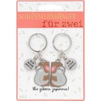 Produktbild: Paar-Schlüsselanhänger "Faultier"