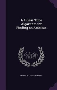 Produktbild: A Linear Time Algorithm for Finding an Ambitus