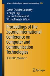 Produktbild: Proceedings of the Second International Conference on Computer and Communication Technologies