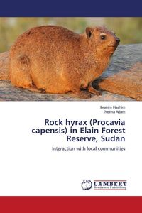 Produktbild: Rock hyrax (Procavia capensis) in Elain Forest Reserve, Sudan