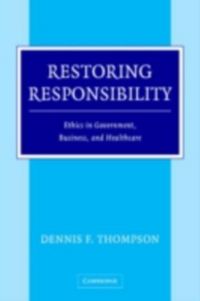 Produktbild: Restoring Responsibility