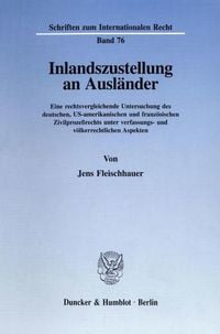 Produktbild: Inlandszustellung an Ausländer.
