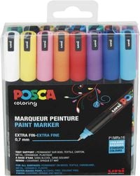 Produktbild uni-ball Marker uni POSCA PC-1MR 16er Set