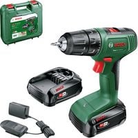 Produktbild: Bosch Home and Garden EasyDrill 18V-40 06039D8002 Akku-Bohrschrauber 18 V 1.5 Ah Li-Ion inkl. 2. Akku, inkl. Ladeger&auml;t, inkl. Koffer