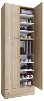Produktbild: XXL Schuhschrank Kleiderschrank Schrank Lona 9f A