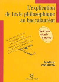 Produktbild: L'Explication de Texte Philosophique au Baccalaureat