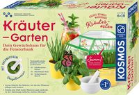 Bild vom Artikel KOSMOS 632090 - Kräuter-Garten, Züchte duftende Kräuter auf der Fensterbank, Mit Gewächshaus und Mörser aus Porzellan vom Autor 