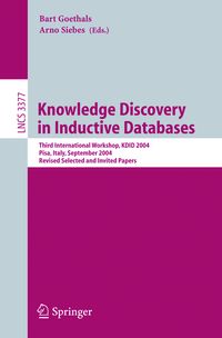 Produktbild: Knowledge Discovery in Inductive Databases