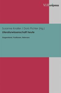Produktbild: Literaturwissenschaft heute