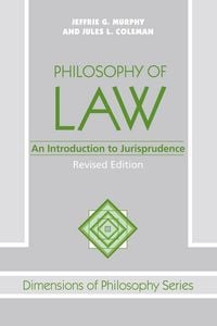 Produktbild: Philosophy Of Law