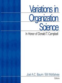 Produktbild: Variations in Organization Science
