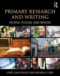 Produktbild: Gaillet, L: Primary Research and Writing