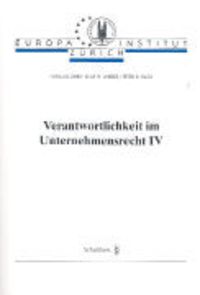 Produktbild: Verantwortlichkeit im Unternehmensrecht / Verantwortlichkeit im Unternehmensrecht