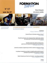 Produktbild: Formation Emploi T.137; la Formation Continue en Contexte: l