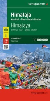 Produktbild: freytag & berndt Stra&szlig;enkarte Himalaja, Kaschmir - Tibet - Nepal - Bhutan 1:1,1 Mio.