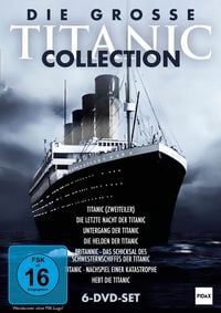 Produktbild: Die gro&szlig;e Titanic Collection / 7 spannende Verfilmungen mit einer Laufzeit von &uuml;ber 13 Stunden [6 DVDs]