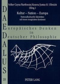 Produktbild: Kultur &ndash; Nation &ndash; Europa