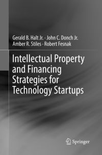 Produktbild: Intellectual Property and Financing Strategies for Technology Startups