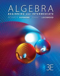 Produktbild: Aufmann, R: Algebra