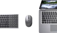 Dell Dell Wireless Keyboard and Mouse KM7120W Bluetooth®, WLAN Tastatur, Maus-Set  Deutsch, QWERTZ Grau (metallic), Schwarz