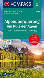 Bild vom Artikel KOMPASS Wander-Tourenkarte Alpenüberquerung, Am Puls der Alpen 1:50.000 vom Autor 