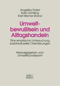 Produktbild: Umweltbewu&szlig;tsein und Alltagshandeln