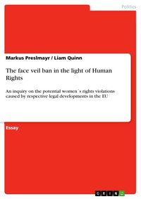 Produktbild: The face veil ban in the light of Human Rights