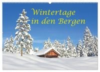 Produktbild: Wintertage in den Bergen (Wandkalender 2026 DIN A2 quer), CALVENDO Monatskalender