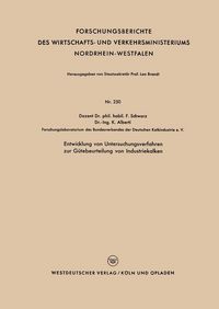 Produktbild: Entwicklung von Untersuchungsverfahren zur G&uuml;tebeurteilung von Industriekalken