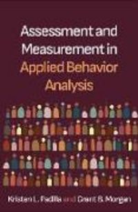 Produktbild: Assessment and Measurement in Applied Behavior Analysis