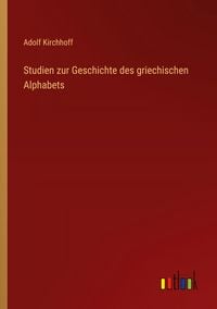 Produktbild: Studien zur Geschichte des griechischen Alphabets