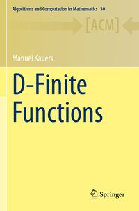 Produktbild: D-Finite Functions