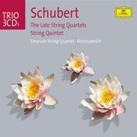 Produktbild: Emerson String Quartet/Rostropovich, M: SP&Auml;TEN STREICHQUARTE