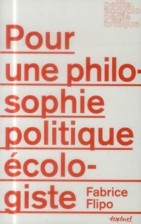 Produktbild: Pour une philosophie politique &eacute;cologiste