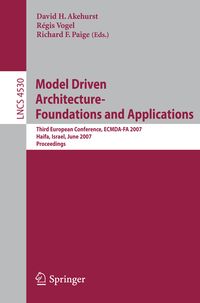Produktbild: Model Driven Architecture - Foundations and Applications