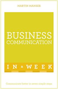 Produktbild: Business Communication in a Week: Teach Yourself