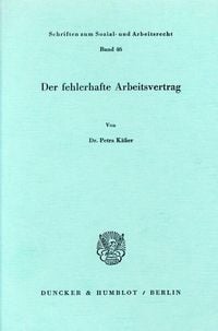 Produktbild: Der fehlerhafte Arbeitsvertrag.