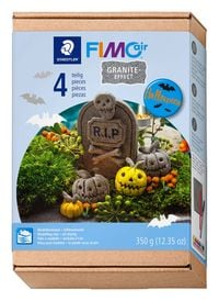 Produktbild: STADTLER Bastelset FIMOair 81 Set &bdquo;Halloween-Grab&ldquo; FIMO&reg;air 81 SET Lufttrocknende Modelliermasse