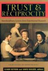 Produktbild: Trust and Reciprocity: Interdisciplinary Lessons from Experimental Research