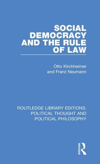 Produktbild: Social Democracy and the Rule of Law