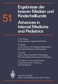 Produktbild: Ergebnisse der Inneren Medizin und Kinderheilkunde / Advances in Internal Medicine and Pediatrics