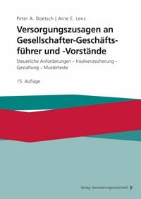 Produktbild: Versorgungszusagen an Gesellschafter-Gesch&auml;ftsf&uuml;hrer und -Vorst&auml;nde