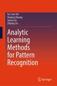 Produktbild: Analytic Learning Methods for Pattern Recognition