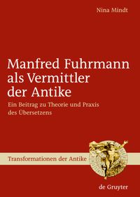 Produktbild: Manfred Fuhrmann als Vermittler der Antike