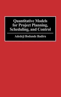 Produktbild: Quantitative Models for Project Planning, Scheduling, and Control