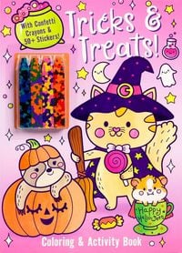 Produktbild: Tricks & Treats! Coloring & Activity Book with Confetti Crayons & 50+ Stickers!